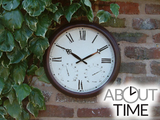 Reloj de Jardín Color Teja Antigua - 38cm - About Time™